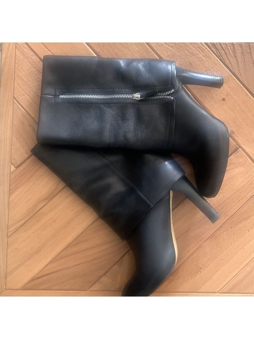 FRANCO Sarto A Lady Fold Over Zipper Boots - Picture 5 of 6